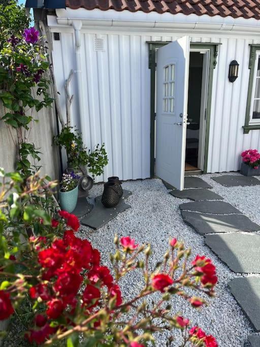 Idyllisk Lite Anneks Med Enestaende Uteplass Larvik Dış mekan fotoğraf